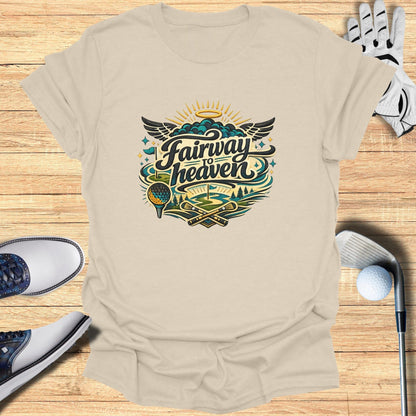Fairway to Heaven Golf Themed Graphic Tee Product