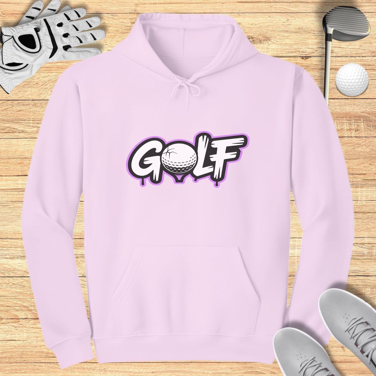 Stylish Golf-Themed Graphic Hoodie