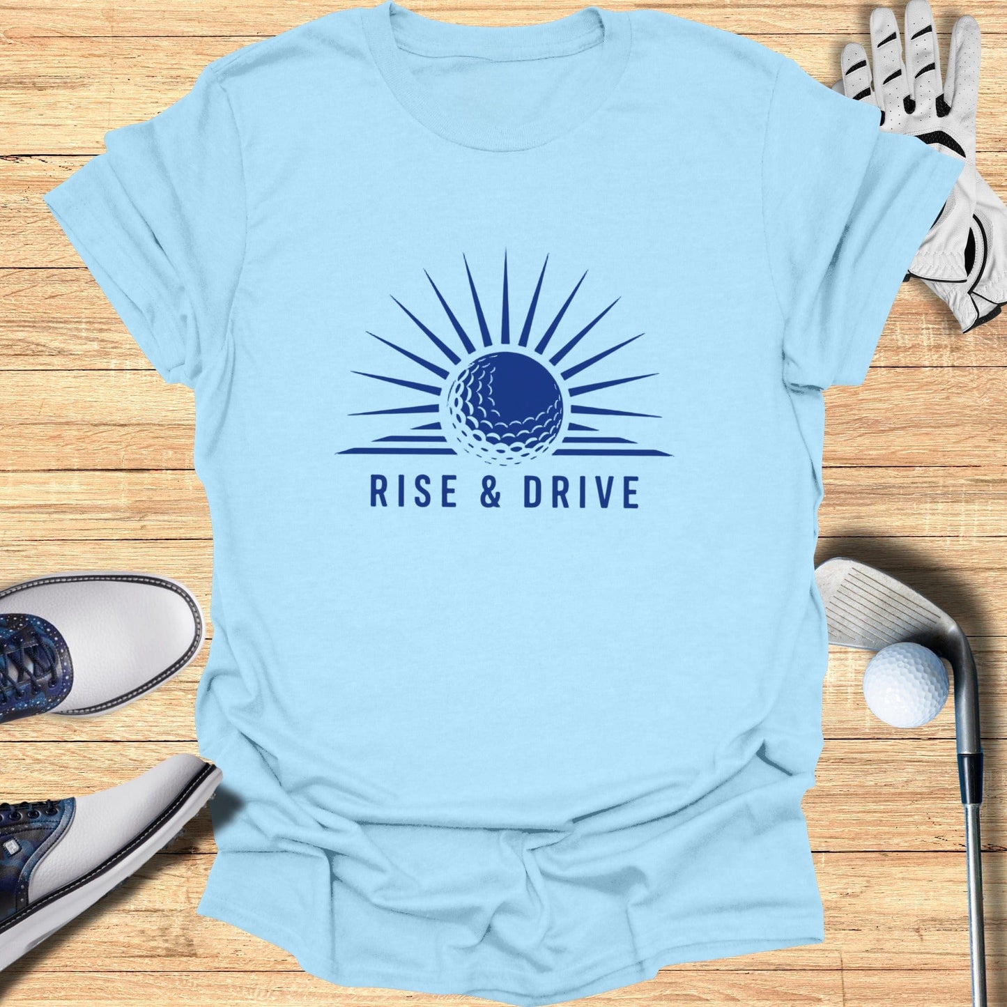 Rise and Drive Graphic Tee Golfing Product