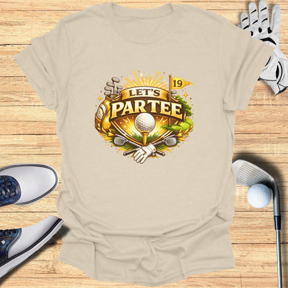 Let's Partee Golf Graphic Tee Fun Casual Wear