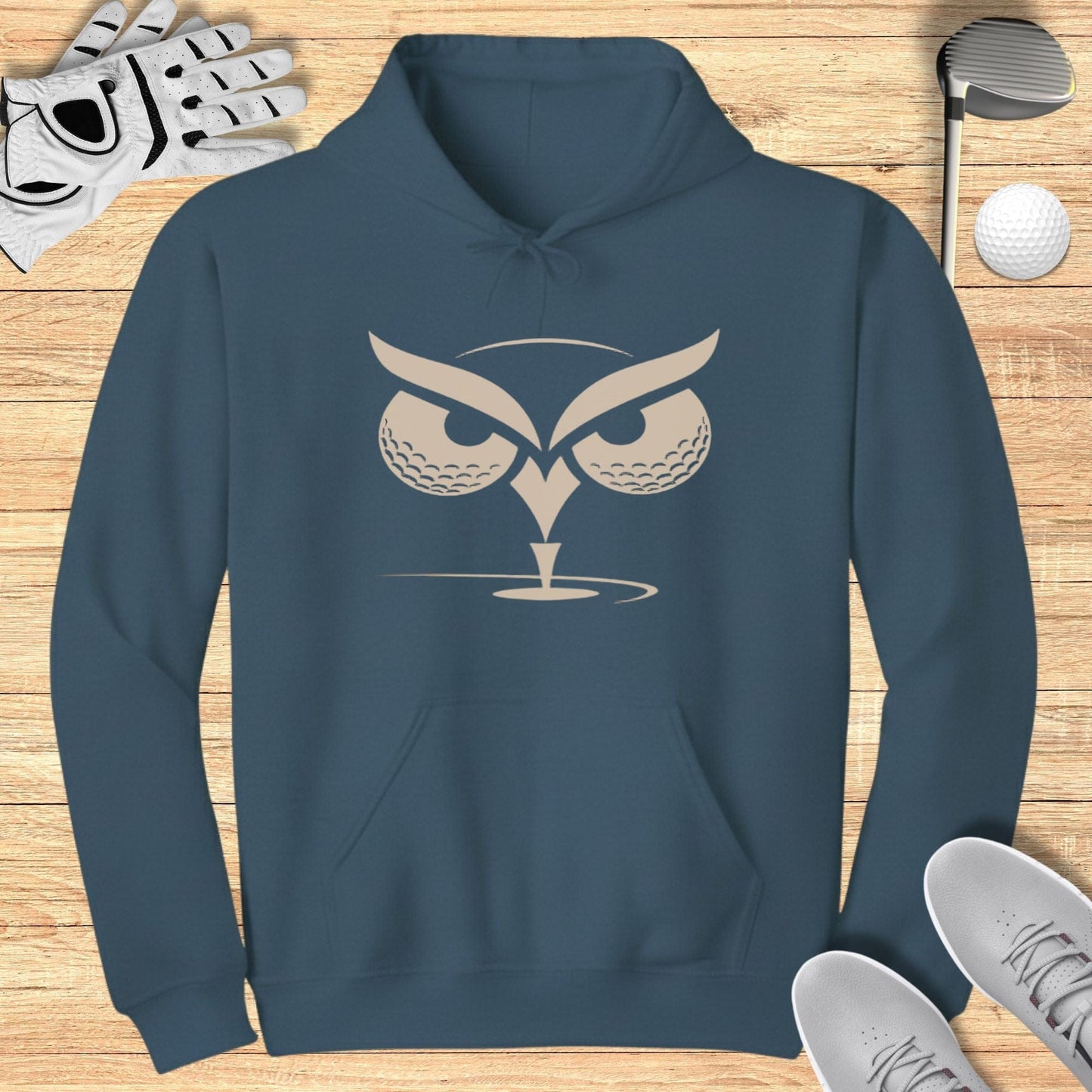 Owl Eyes Golf Hoodie for Golf Enthusiasts