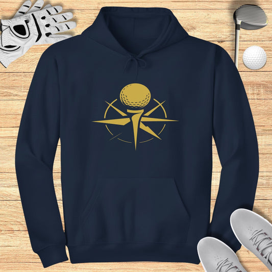 Stylish Golf Themed Graphic Print Hoodie product