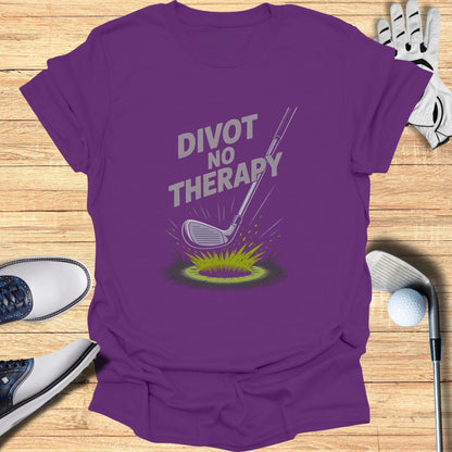 Divot No Therapy T-Shirt - Funny Golf Tee by Swing Epic