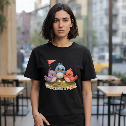 Birdies Besties & Bogeys Cute Graphic T-Shirt