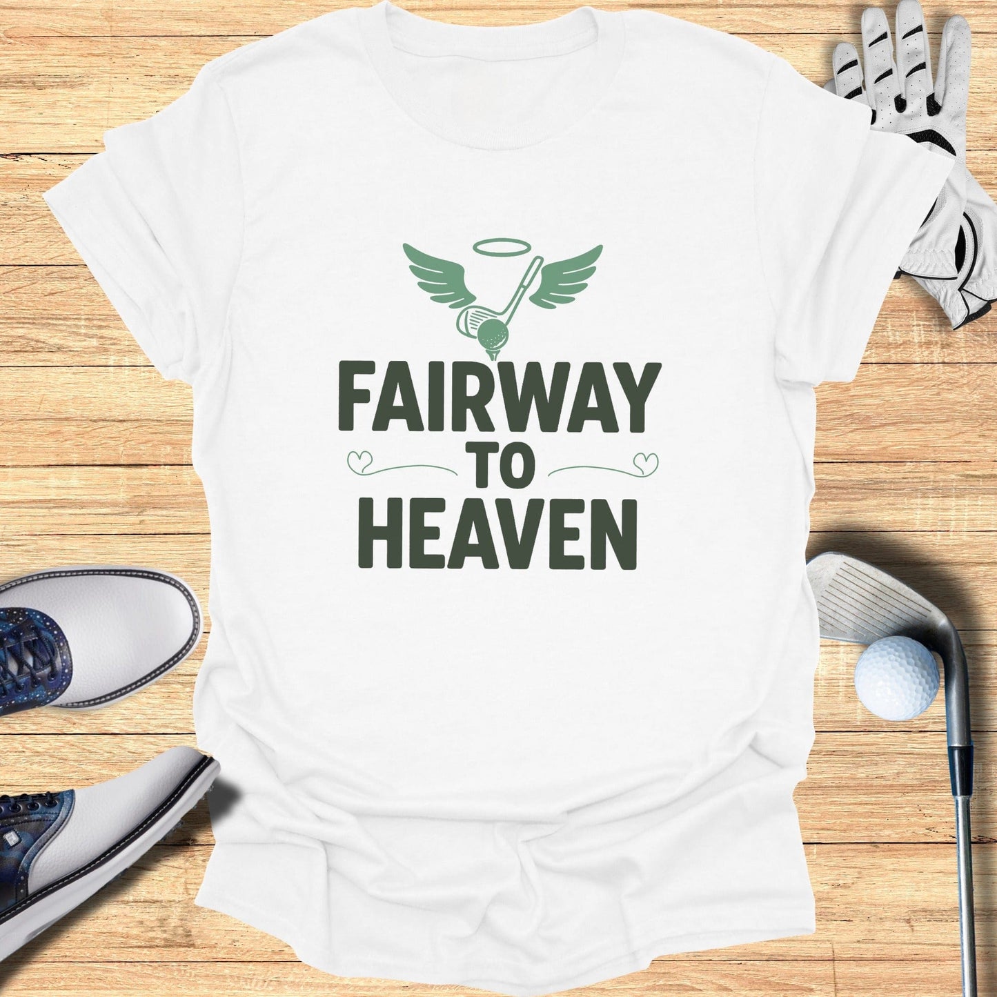 Fairway To Heaven T-Shirt - Funny Golf Tee by Swing Epic