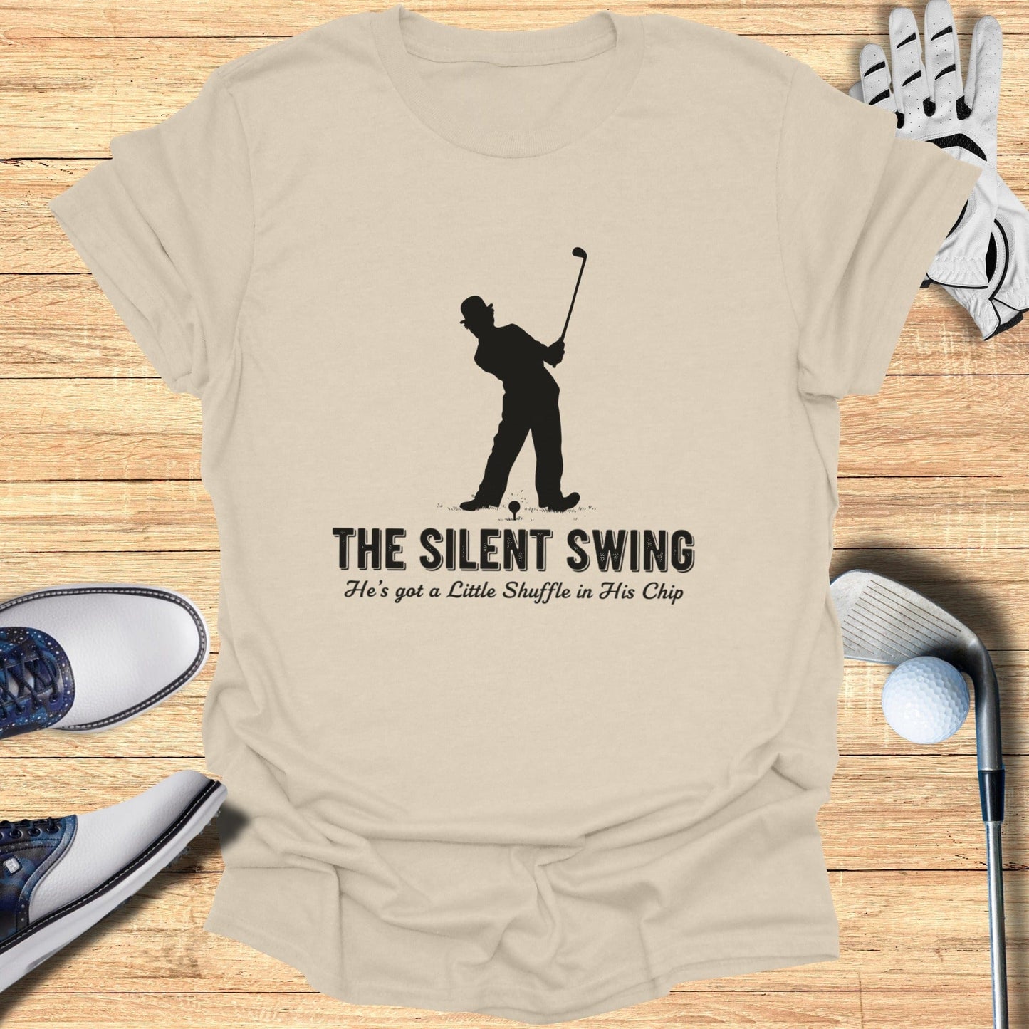 The Silent Swing He's got a Little Shuffle T-shirt
