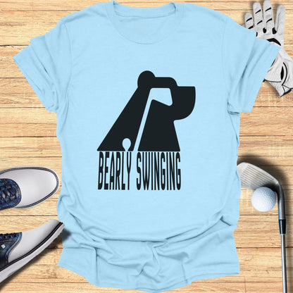Bearly Swinging Graphic Design T-Shirt for Sale