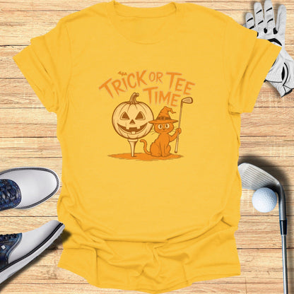 Trick or Tee Time T-Shirt - Funny Golf Tee by Swing Epic