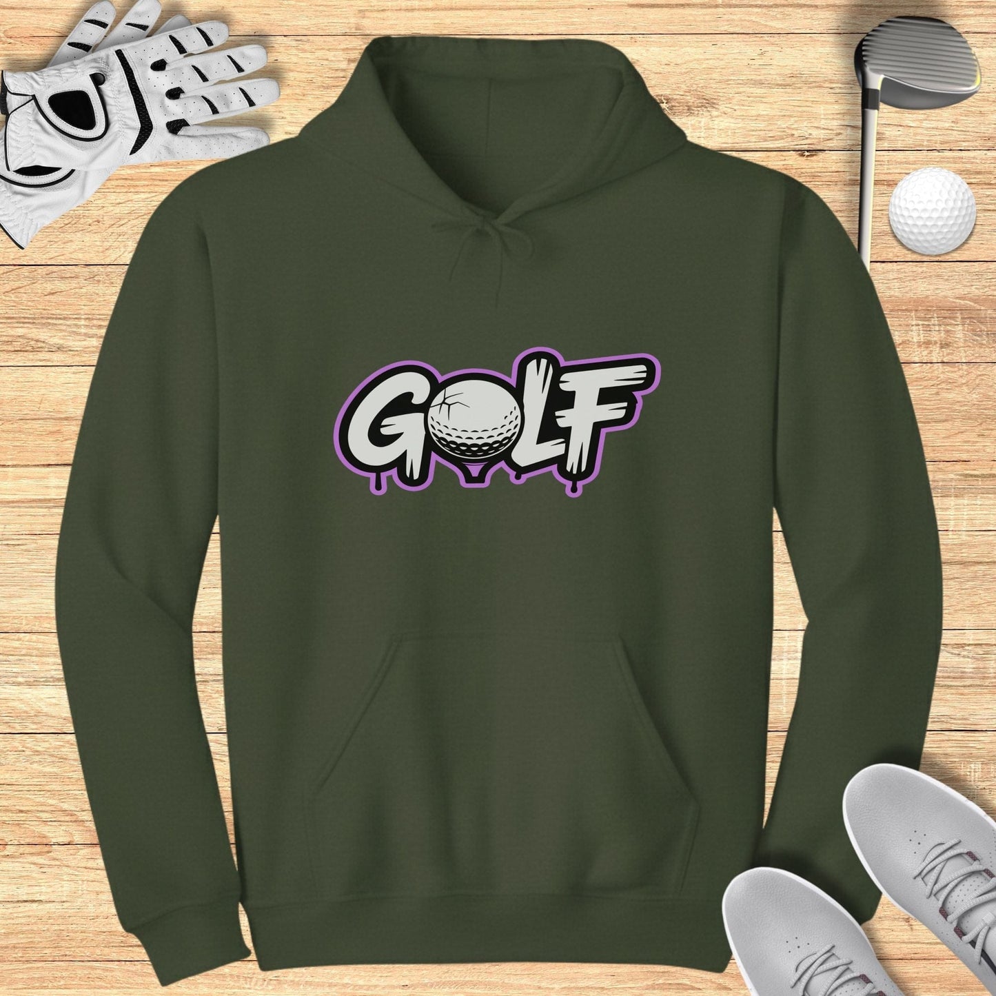 Stylish Hoodie with Golf Graphic for Sports Enthusiasts