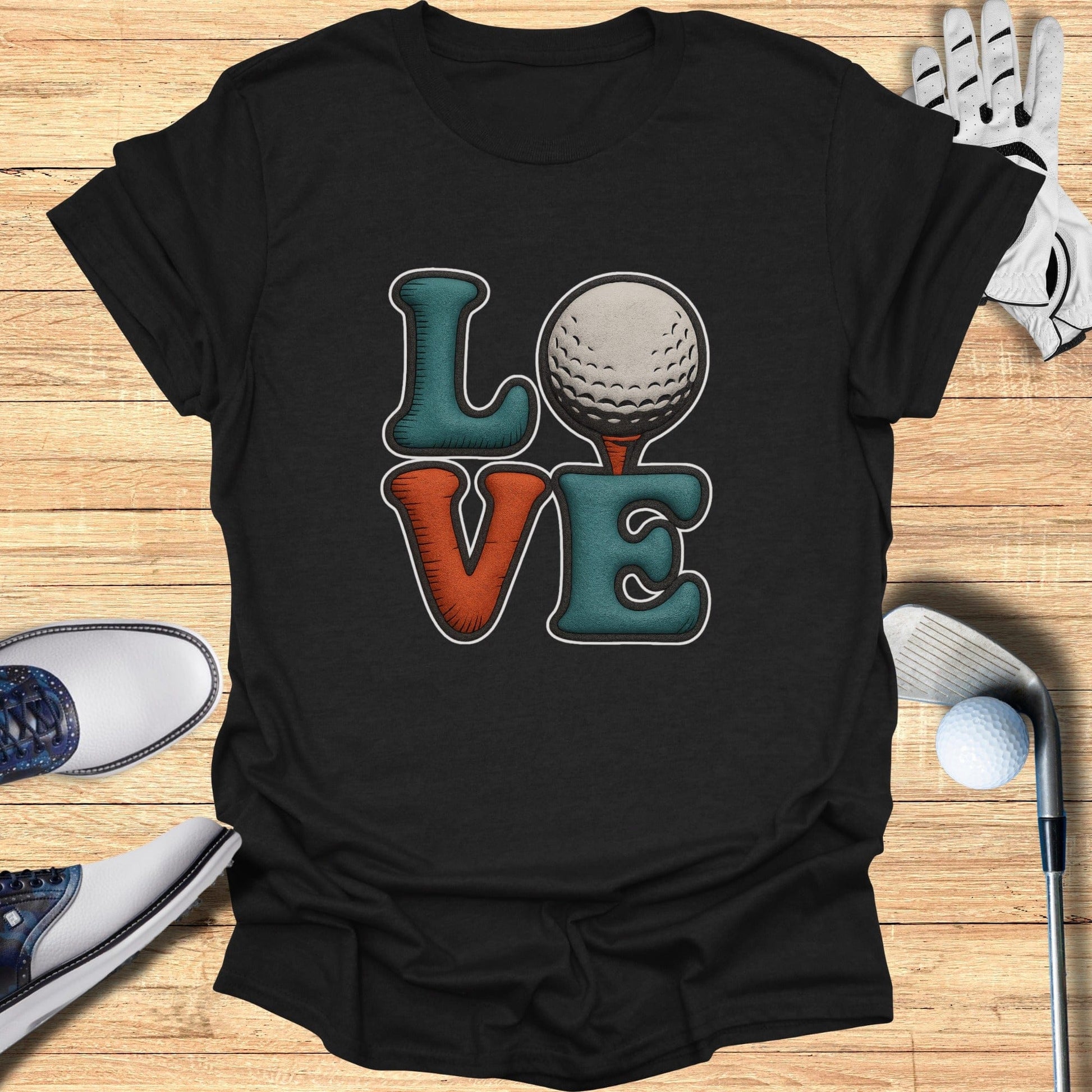Love Golf Shirt for Sports Enthusiasts Golf Product