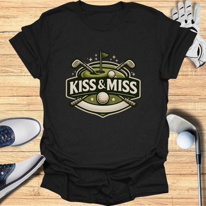 Kiss & Miss Golf Themed T-Shirt for Golf Lovers