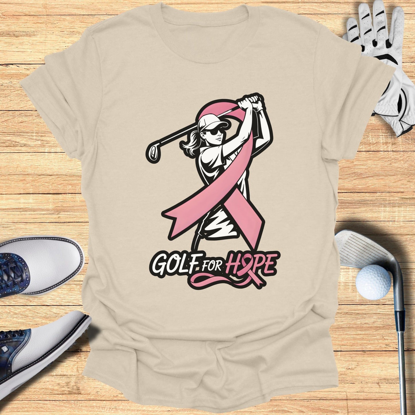 Golf for Hope Awareness Graphic Tee