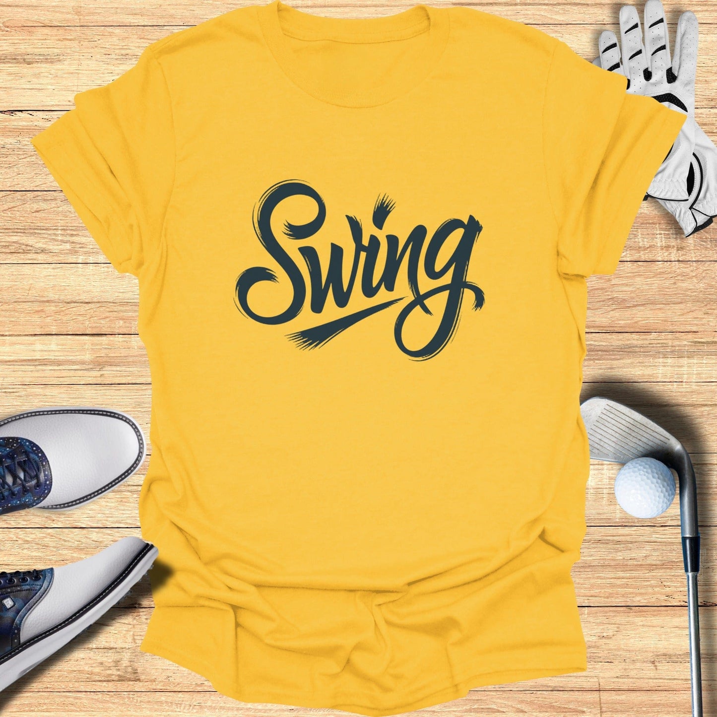 Swing Graphic Print Casual Tee Shirt