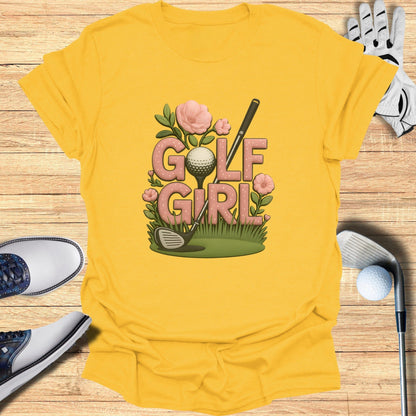 Golf Girl Graphic Tee for Women's Fun Casual Wear