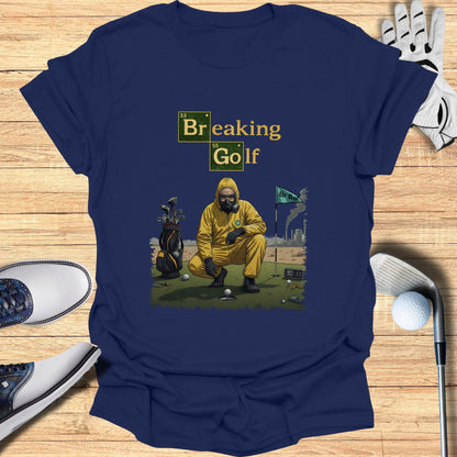 Breaking Golf Graphic Tee with Unique Design