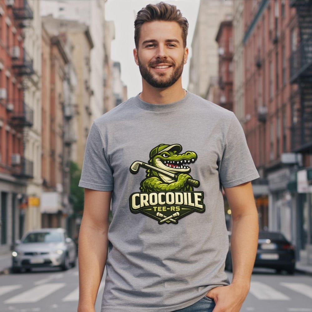 Crocodile Tee-Rs Graphic Design Men's T-Shirt