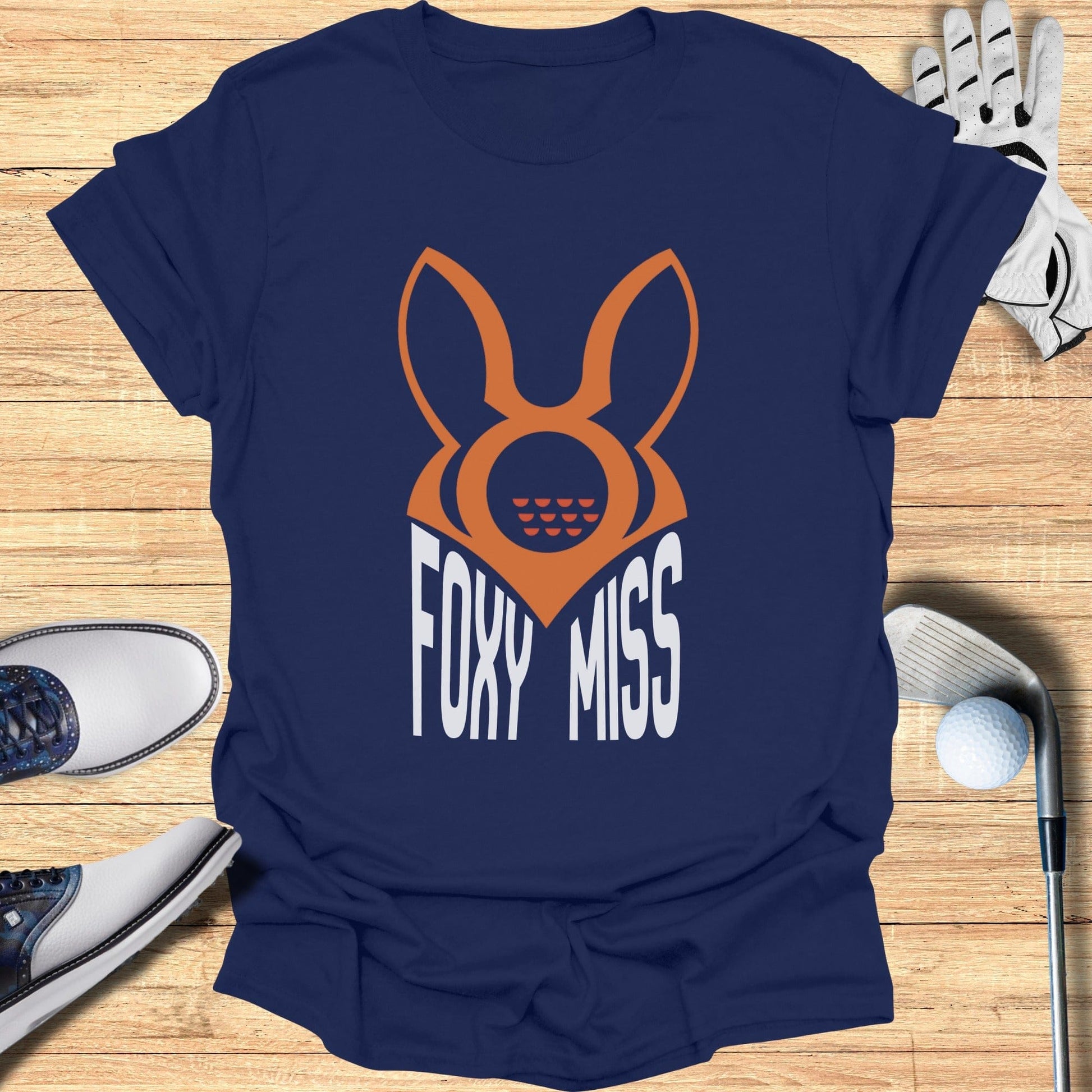 Foxy Miss Navy Blue T-Shirt Golf Apparel for Women