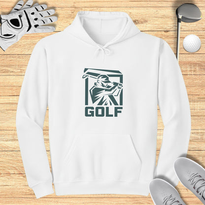 Golf Theme Printed Hoodie for Sports Enthusiasts