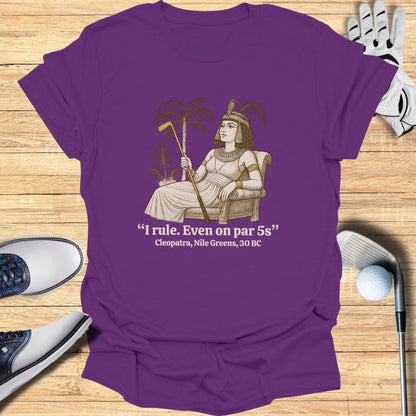 I Rule Even On Par 5S T-Shirt - Funny Golf Tee by Swing Epic