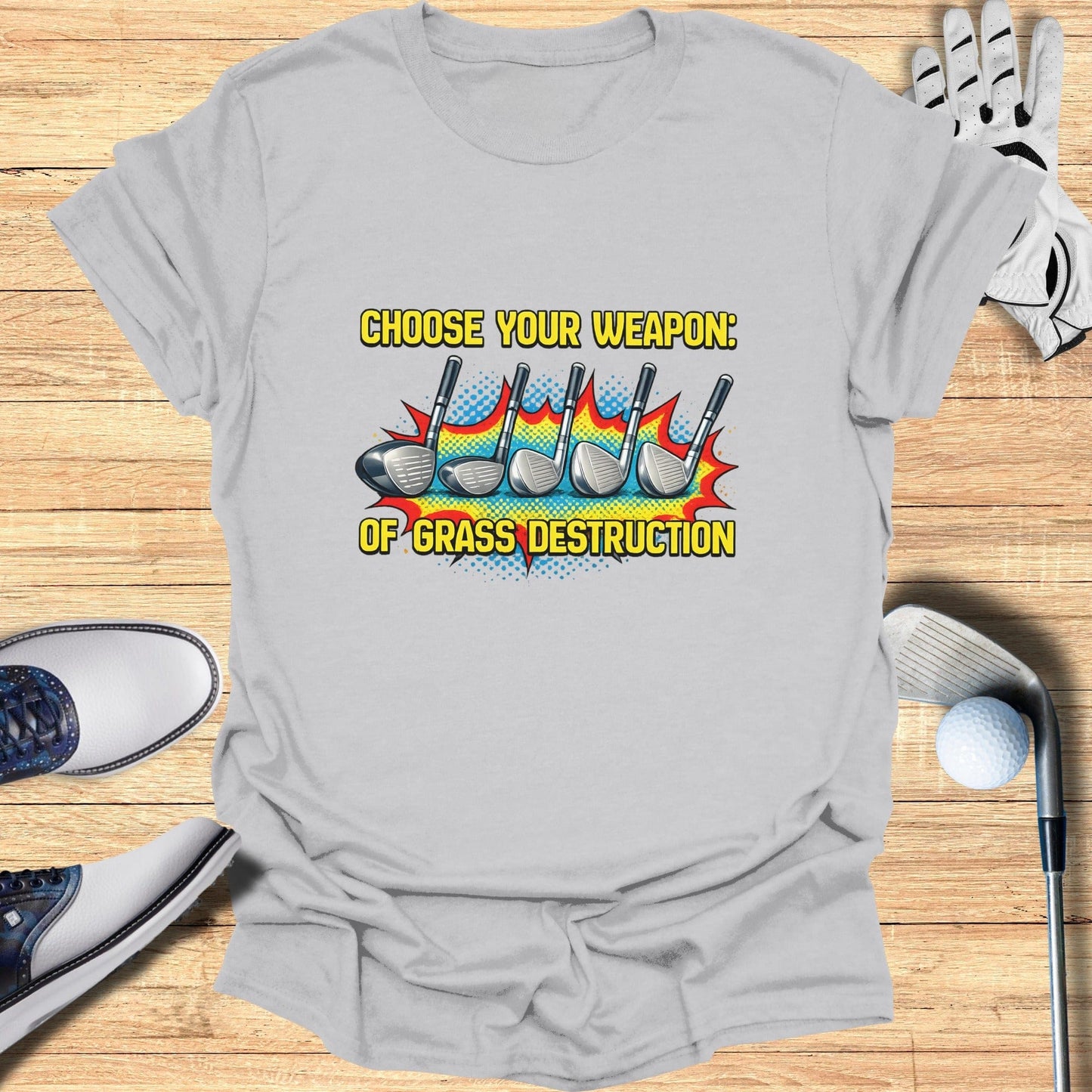 Choose Your Weapon Grass Destruction Shirt