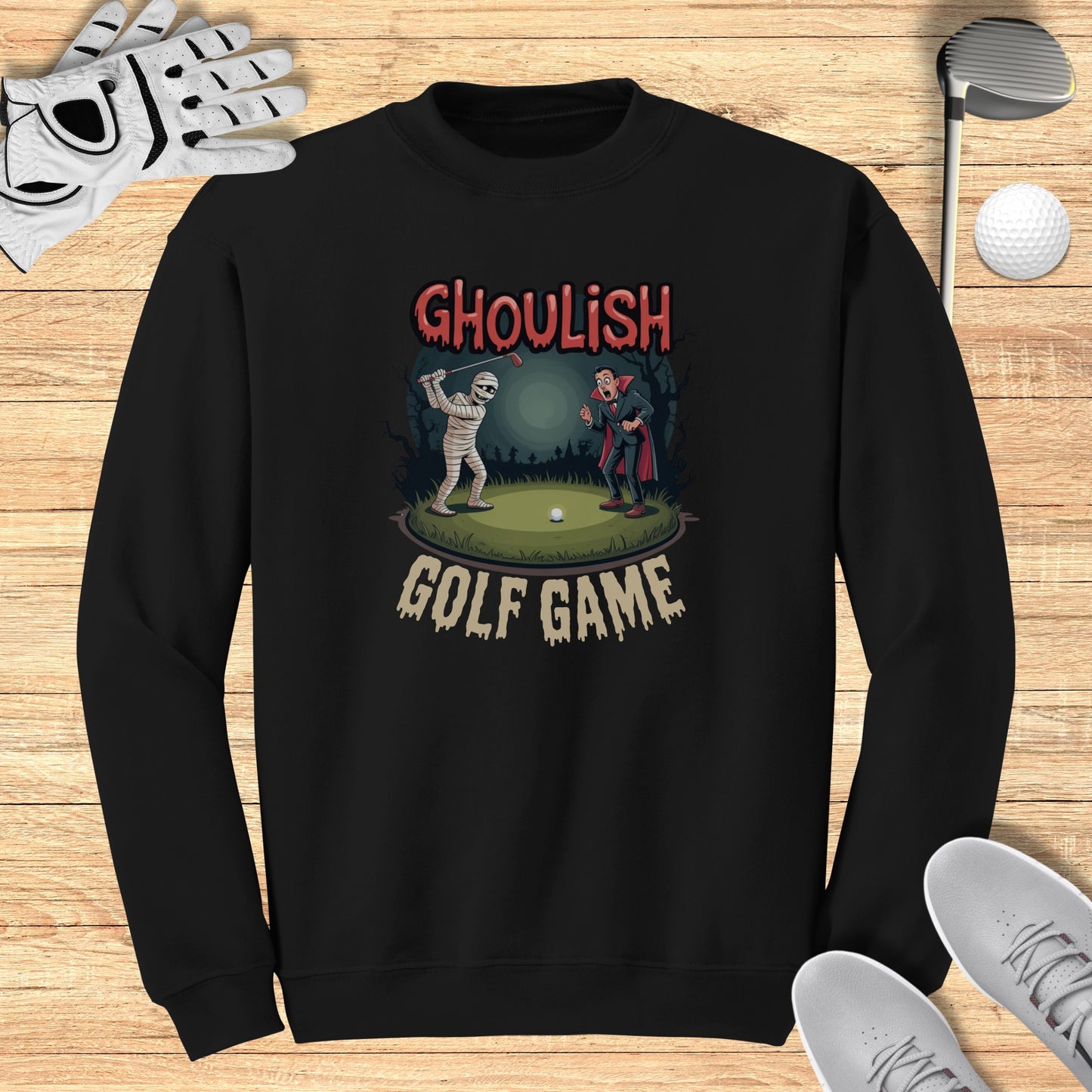 Ghoulish Golf Game Sweatshirt