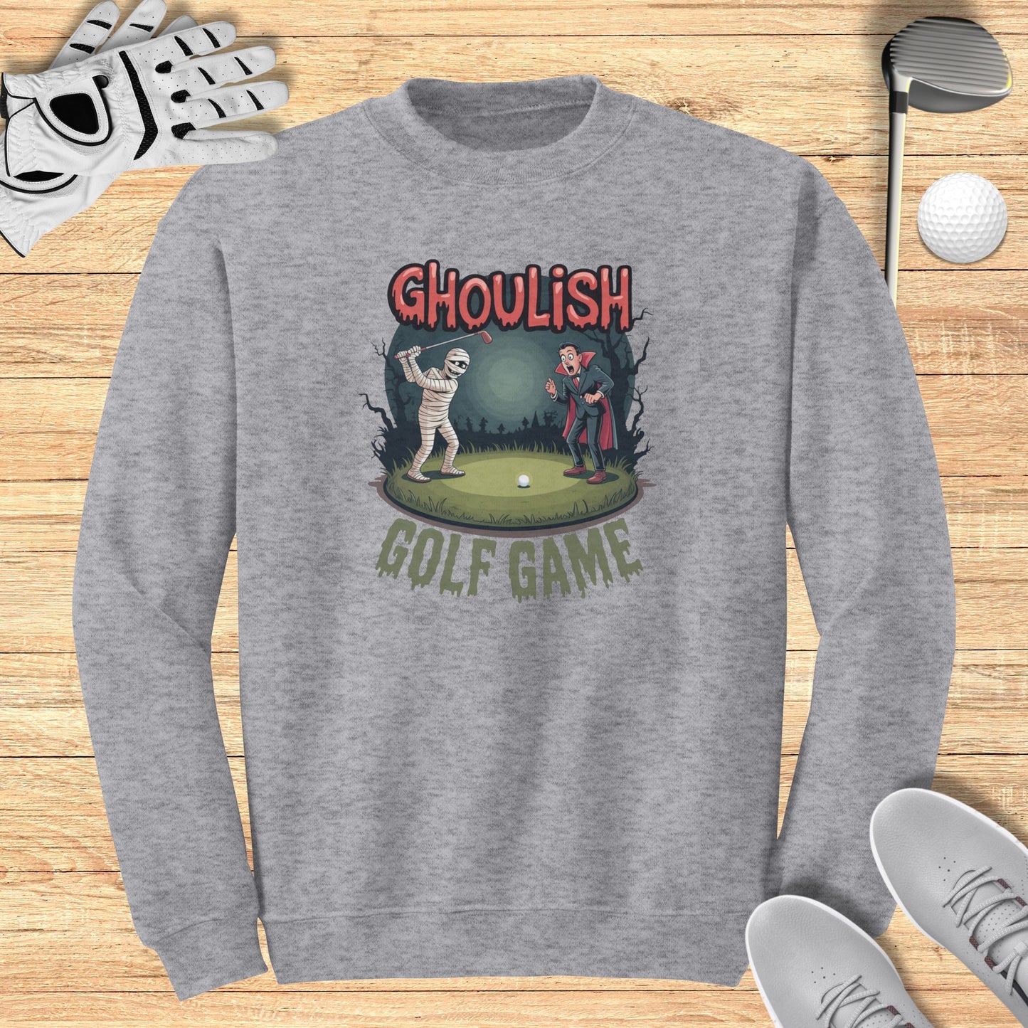 Ghoulish Golf Game Sweatshirt