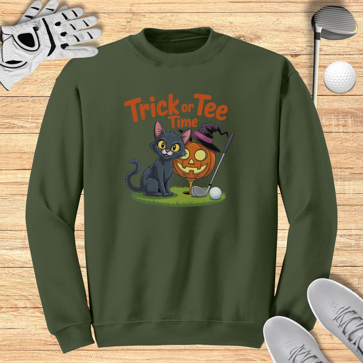 Trick or Tee Time Sweatshirt
