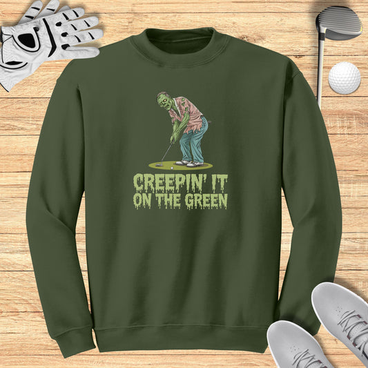 Creepin’ It on the Green Sweatshirt
