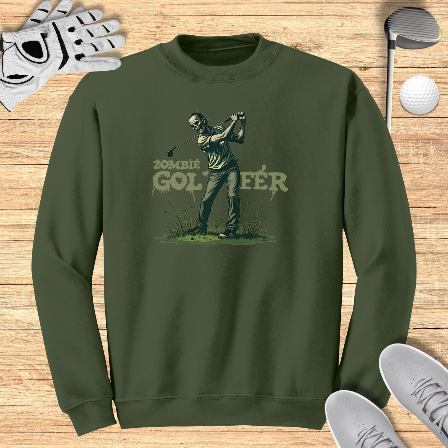 Zombie Golfer Sweatshirt