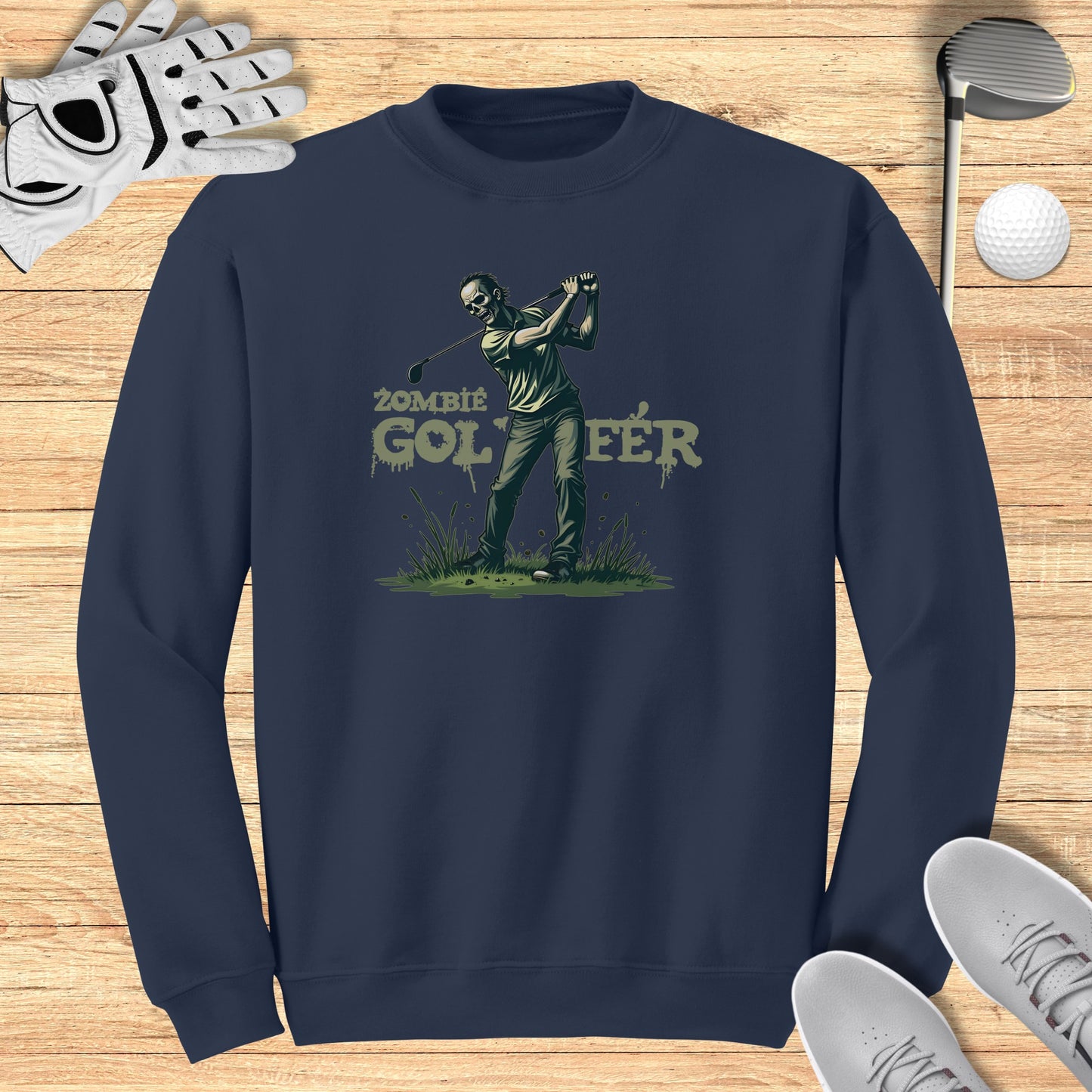 Zombie Golfer Sweatshirt