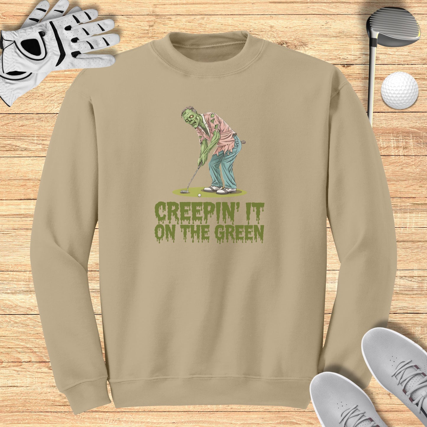 Creepin’ It on the Green Sweatshirt