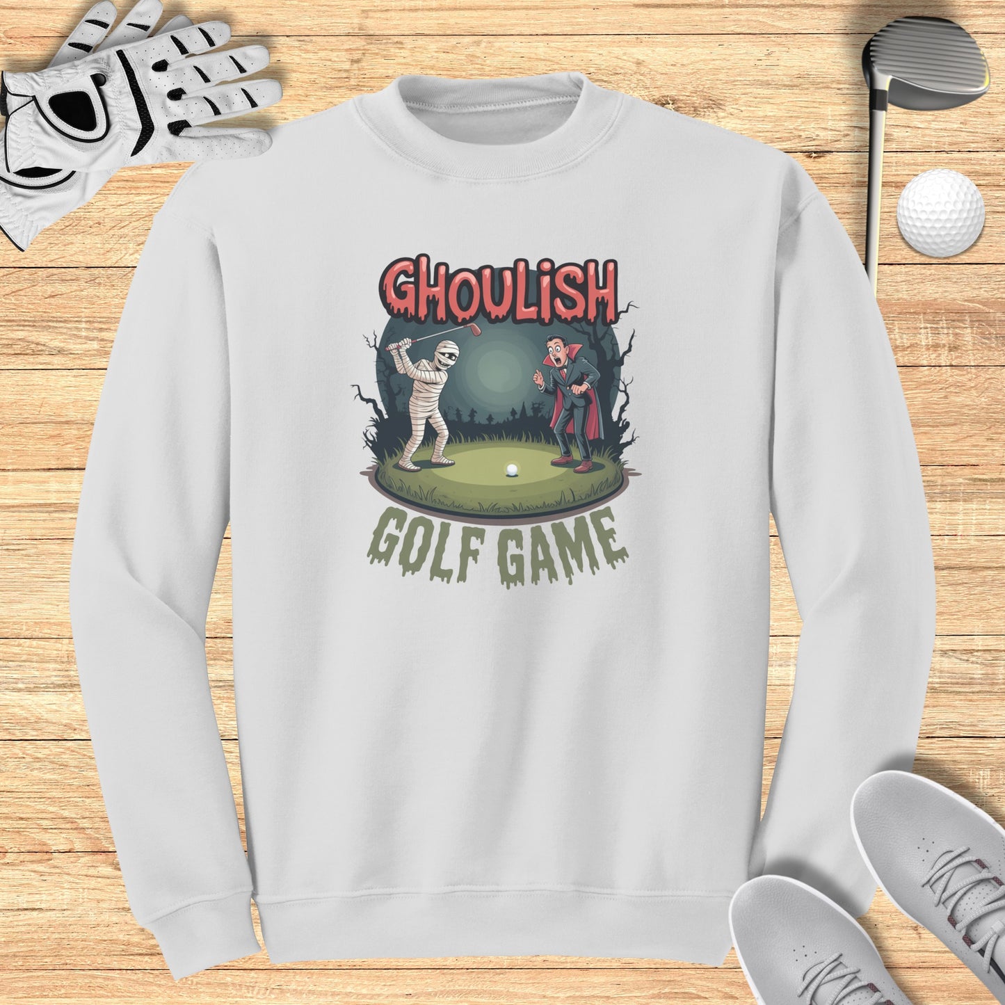 Ghoulish Golf Game Sweatshirt