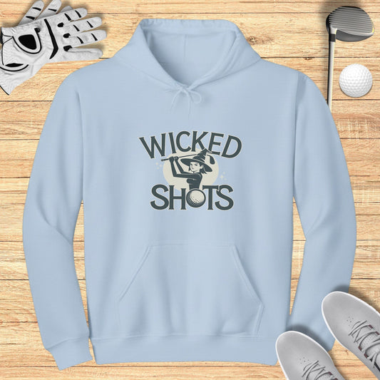 Wicked Shots Hoodie - Funny Golf Tee by Swing Epic
