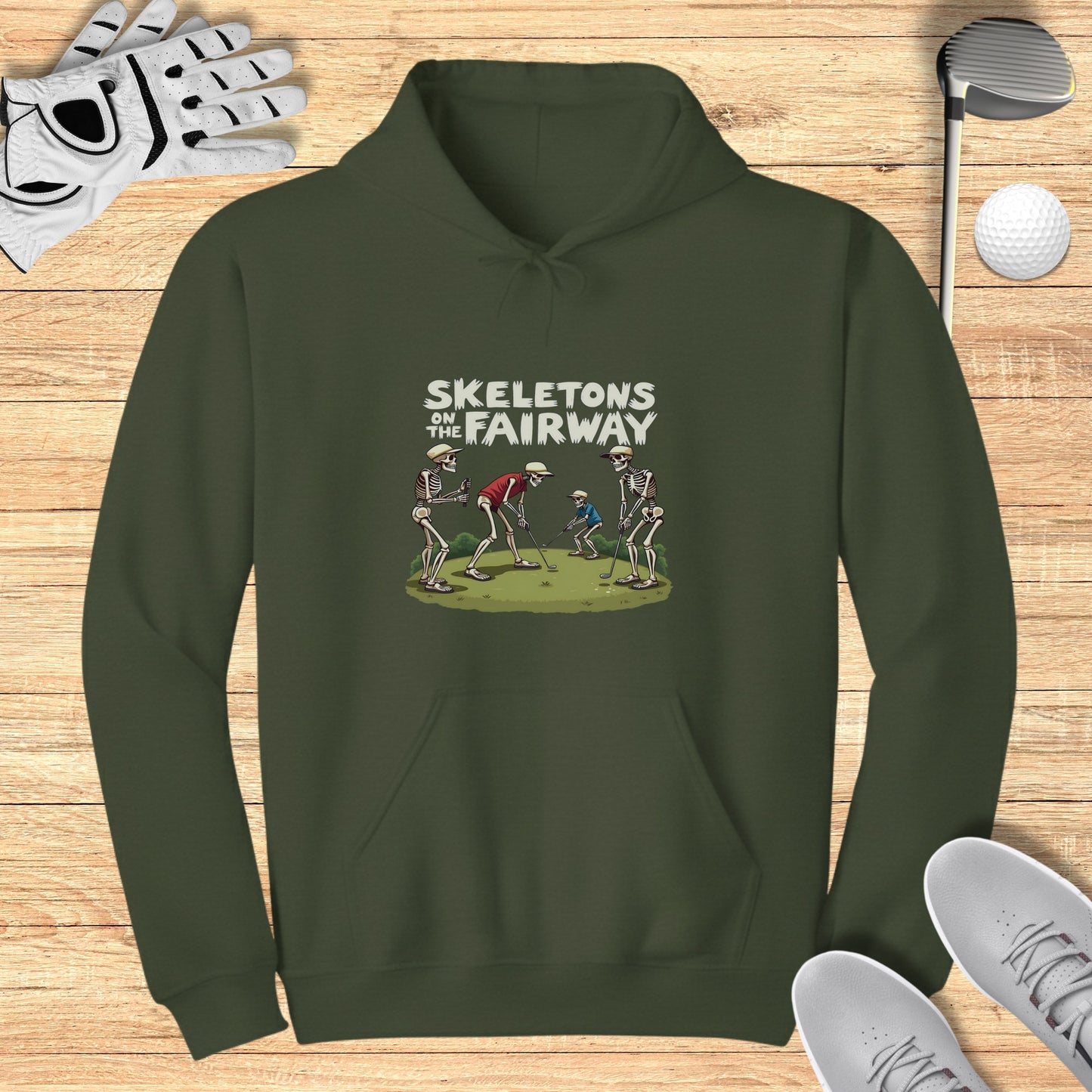 Skeletons on the Fairway Hoodie