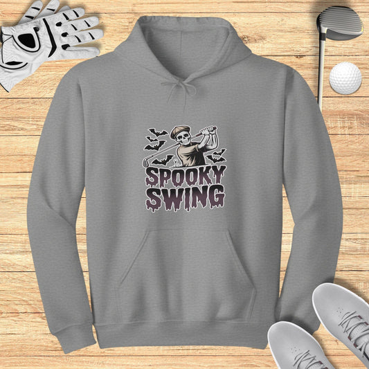Spooky Swing Hoodie - Funny Golf Tee by Swing Epic