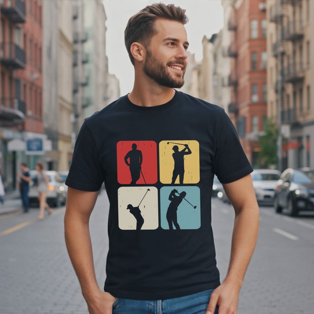 Retro Golf Silhouette T-Shirt