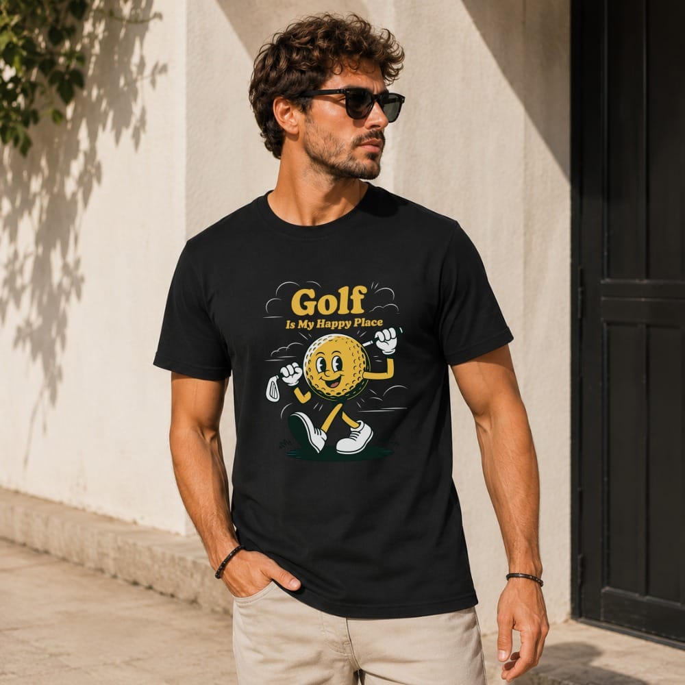 Golf Is My Happy Place T-Shirt