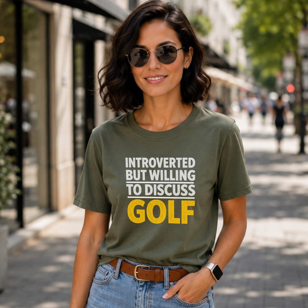 Introverted Golf Talk T-Shirt