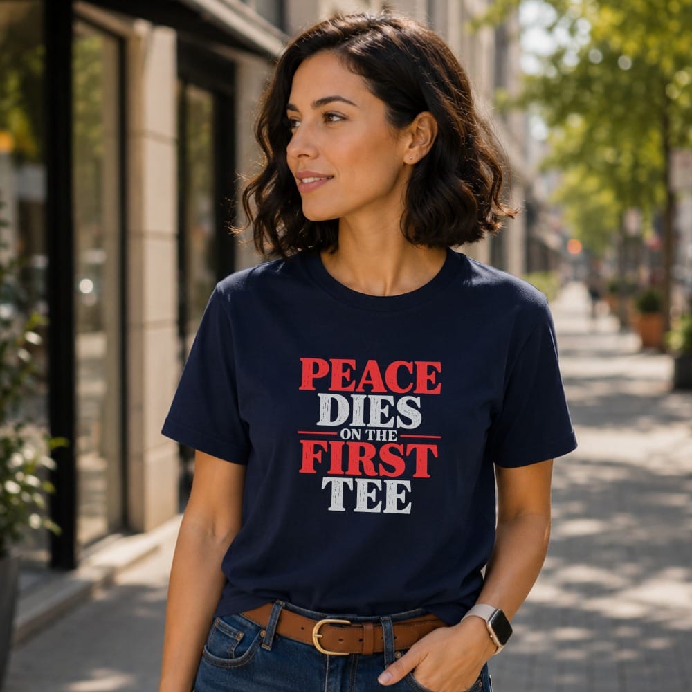 Peace Dies on the First Tee T-Shirt
