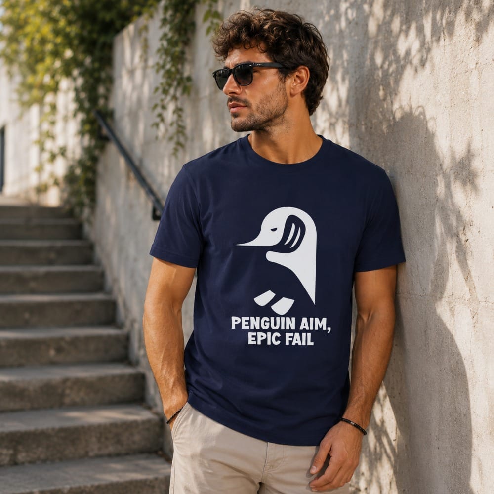 Penguin Aim, Epic Fail T-Shirt