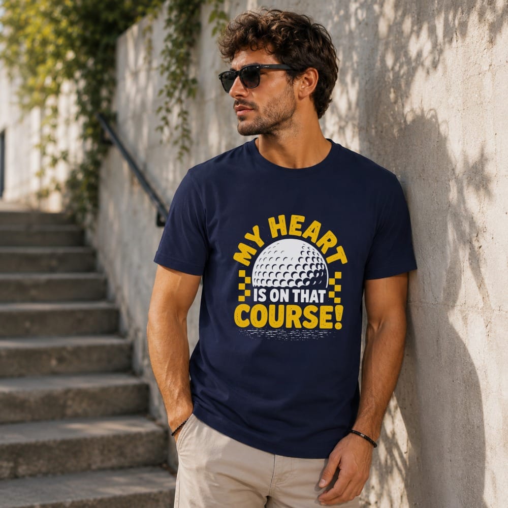 My Heart Is on the Course T-Shirt