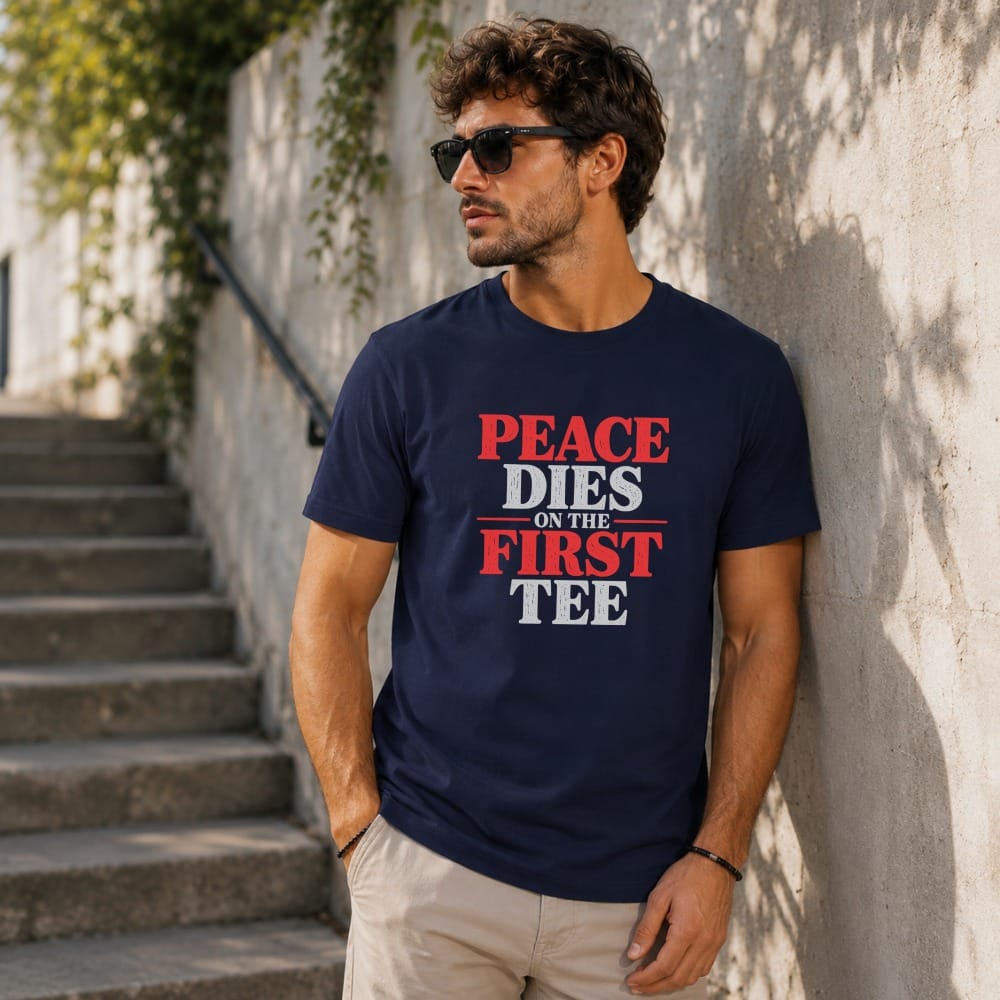 Peace Dies on the First Tee T-Shirt