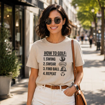 How To Golf T-Shirt