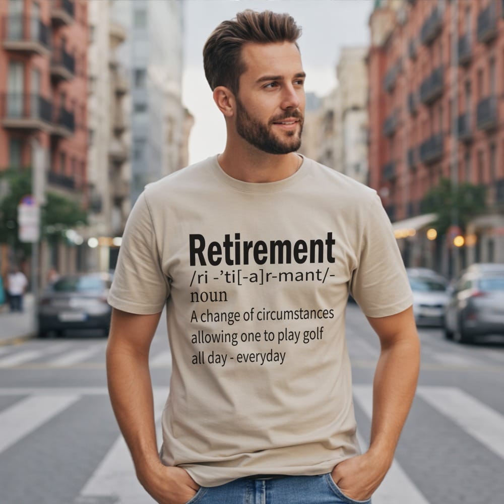 Retired to Golf T-Shirt
