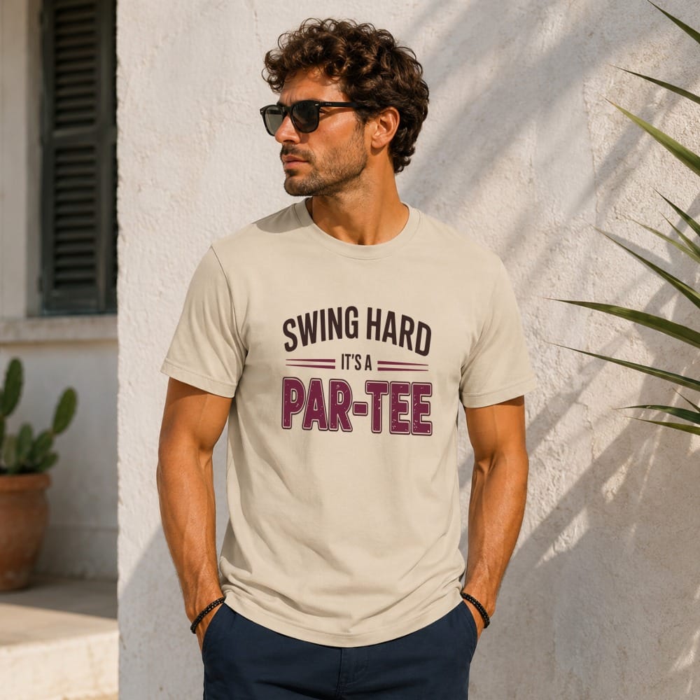 Swing Hard It’s a Par-Tee T-Shirt