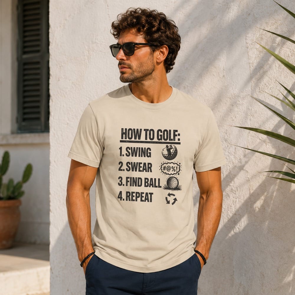 How To Golf T-Shirt