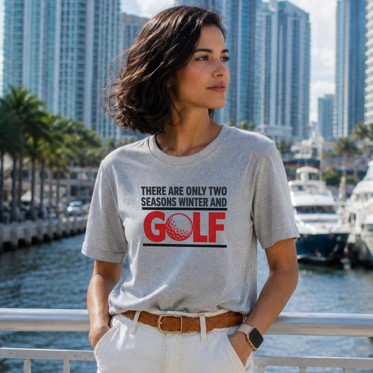 Winter and Golf T-Shirt