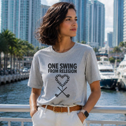 One Swing from Religion T-Shirt
