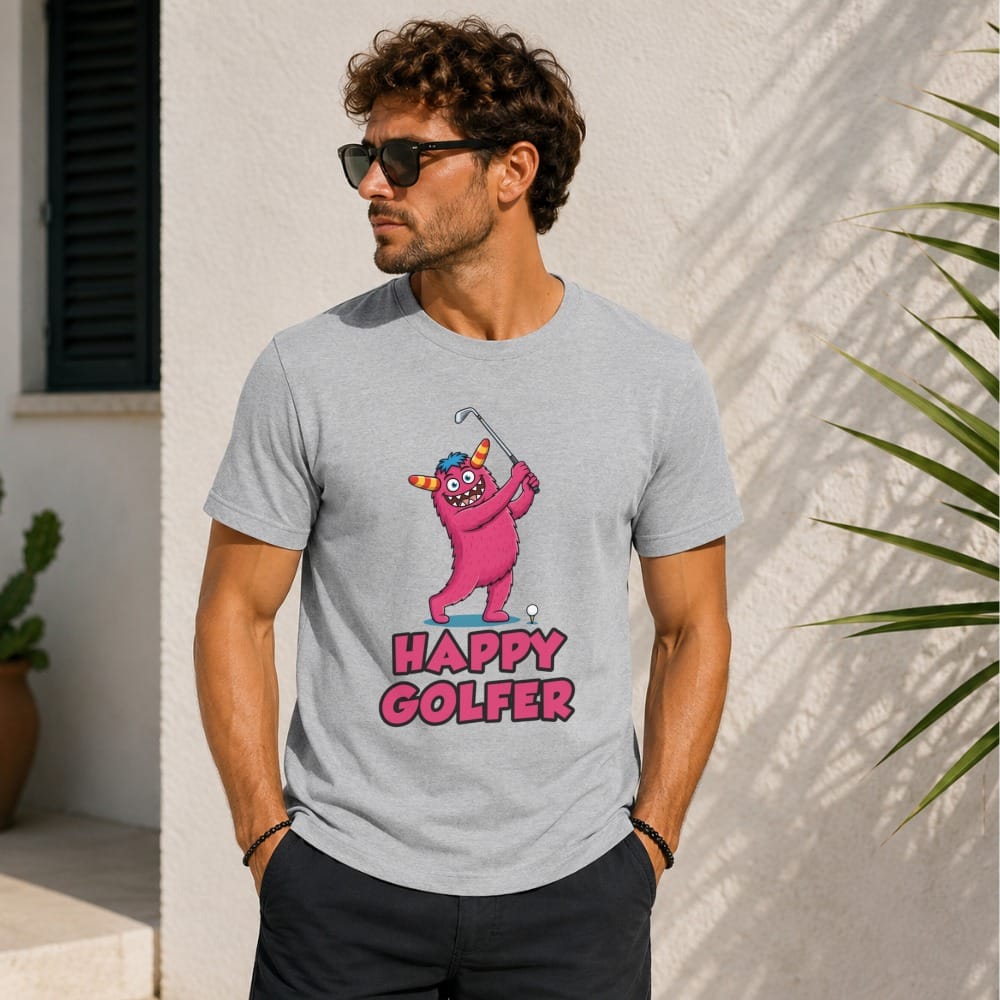Happy Golfer Monster T-Shirt