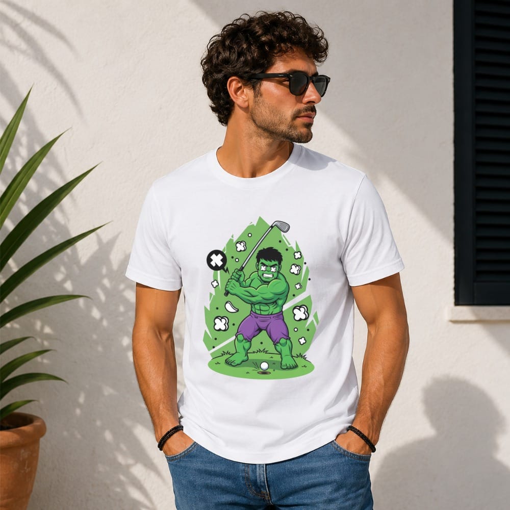 Hulk Smash Golf T-Shirt